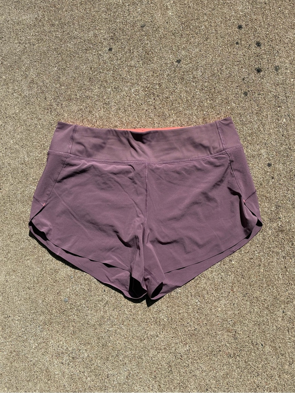 Athleta Run With It 3" Short Athletic Shorts Purple Medium